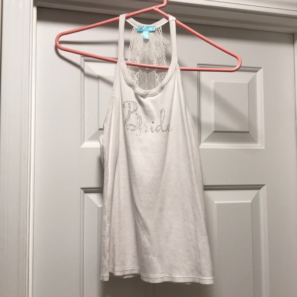 Betsey Johnson Bride Tank- NWOT